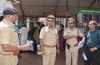 City Police Commissioner inspects auto pre-paid counter at Mangaluru Central